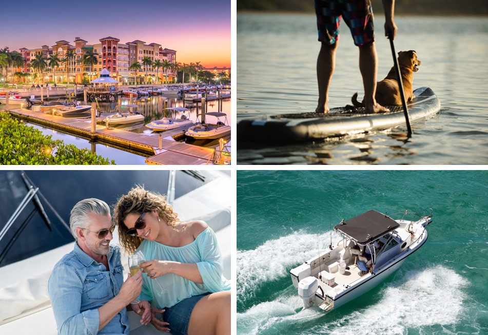 Private marina in naples florida collage